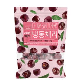 상품 이미지: 자연미가 냉동 체리 3kg(1kg x 3팩)/SOM 비타민과일