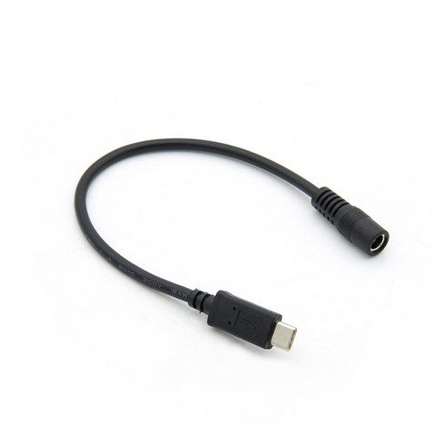 상품 이미지: 컴스 Type C 변환 DC 5.5 케이블 USB 3.1 Type C Male DC Female BT641