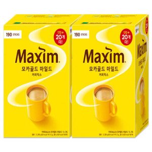 상품 이미지: 맥심 모카골드 커피믹스 190Tx2개 총380T