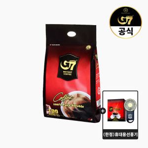 상품 이미지: 베트남 블랙커피 2g x 100개입 +라이트25개입+(선착순 휴대용선풍기) / 커피믹스 인스턴트 블랙 스틱