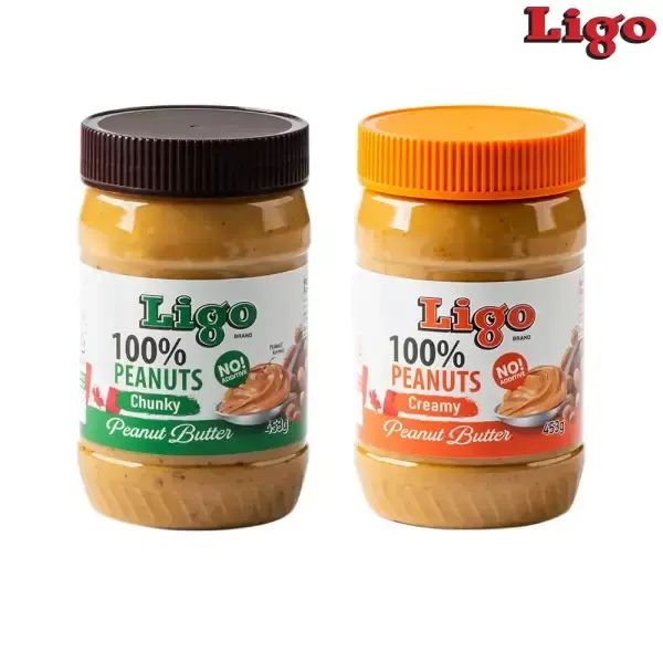상품 이미지: LIGO 리고 100% 네츄럴 땅콩버터 땅콩잼 453g * 2개입