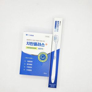 상품 이미지: 한국시덴타제약 화이니카 치탄플러스 분말치약 20g 1개 /ro 엥커프리칫솔증정