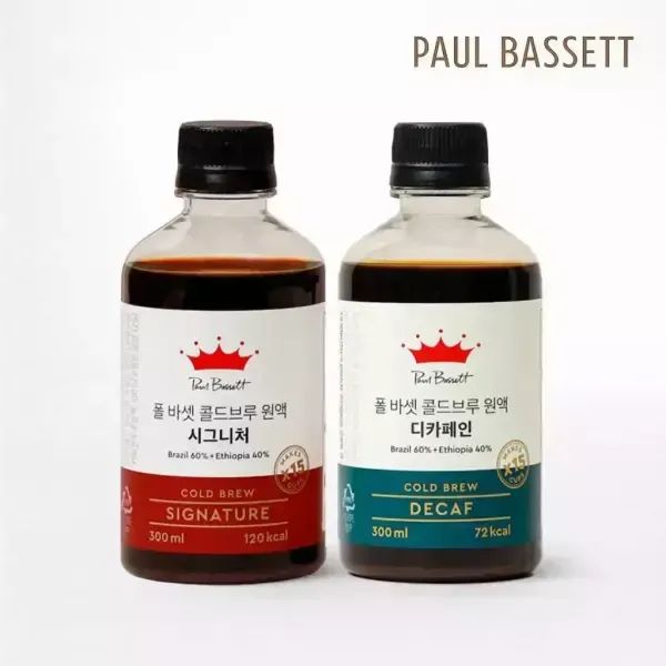 상품 이미지: 폴바셋 콜드브루 에스프레소 원액 2종 300ml 2병