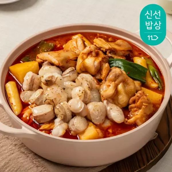 상품 이미지: [프로즌] 곱창,대창과 순살닭다리살의 조화, 원팩 곱도리탕 2팩+2팩 (590g*4팩)