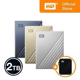 상품 이미지: WD My Passport ULTRA 2TB 외장하드 USB-C타입/우체국택배/전용파우치/WD공식스토어