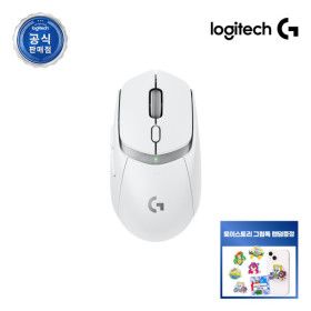 상품 이미지: 로지텍코리아 공식 G309 LIGHTSPEED 게이밍 마우스 화이트 토이스토리 그립톡 랜덤증정