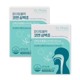 상품 이미지: 닥터파이토 파이토블락 코엔 삼백초 500mg x 60정 2개