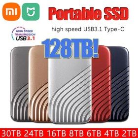 상품 이미지: 외장 SSD 플래시 하드 드라이브 고속 USB 3.1 2TB 4TB 8TB 스토리지 노트북용 휴대용 HD 디스크