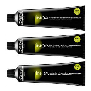 상품 이미지: LOREAL 3개 세트: 로레알 이노아 헤어 컬러 60ml 튜브 6.1 다크 블론드 애쉬 B0151H0UUG