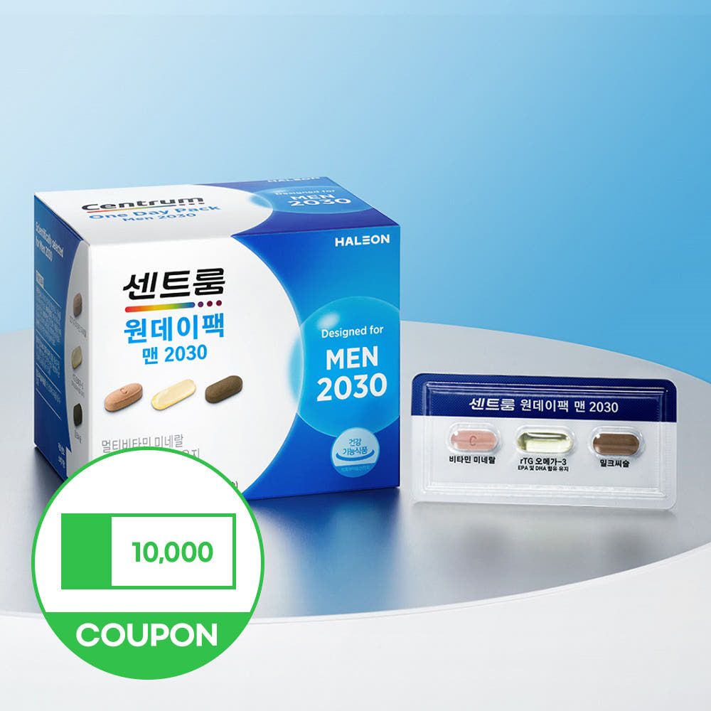 상품 이미지: 센트룸 원데이팩 맨 2030 30개입, 1개