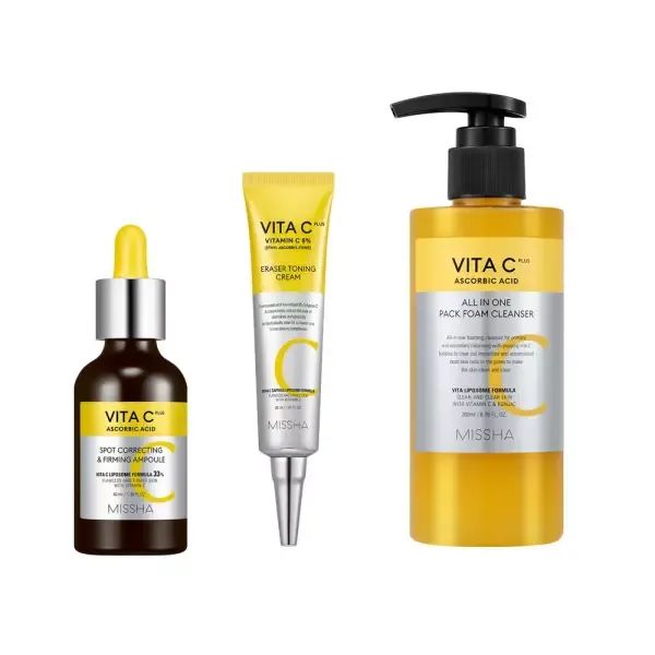 상품 이미지: 11번가 [미샤] 비타씨 앰플40ml + 토닝크림30ml + 팩 폼200ml