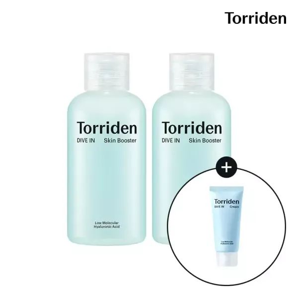상품 이미지: [SET] 토리든 다이브인 저분자 히알루론산 스킨부스터 200ml X 2개 (+다이브인 크림 20ml)