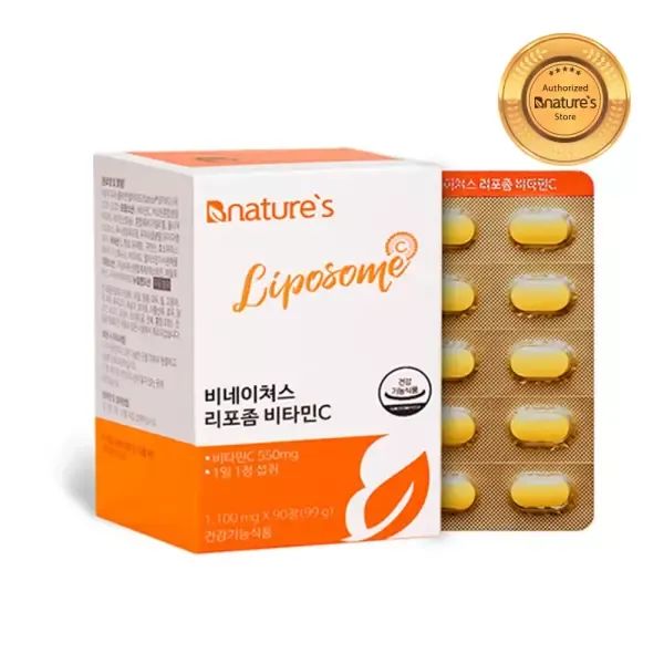 상품 이미지: 비네이쳐스 리포좀 비타민C, 1100mg x 90정 (1통 / 3개월분)