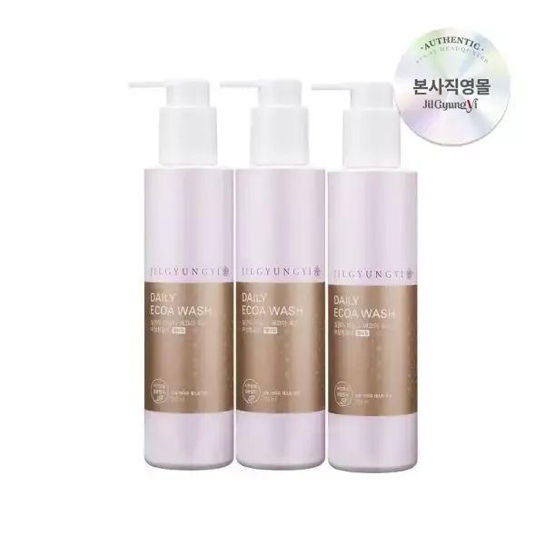 상품 이미지: [질경이] 여성청결제 데일리 에코아워시 골드젤 200ml 3개
