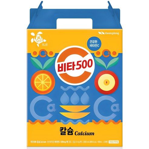 상품 이미지: 비타500 칼슘 음료, 100ml, 20개