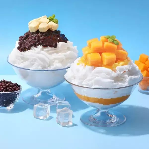 상품 이미지: 파리바게뜨 더블 빙수 세트(애플망고 POP빙수+우유 팥빙수)