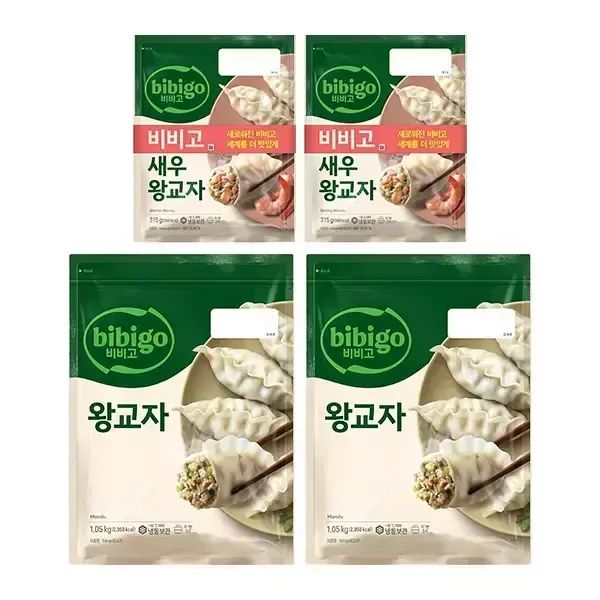 상품 이미지: CJ 비비고 왕교자 1.05kg, 2개 + 비비고 새우왕교자 315g, 2입, 1개