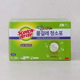 상품 이미지: 대용량 3M 더블액션 플러스 물걸레 청소포 대형 60매 (N4)