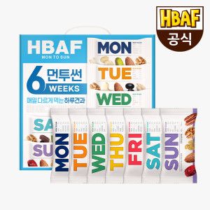 상품 이미지: HBAF 먼투썬 하루견과 6주 (20g42봉)