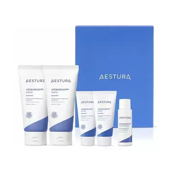 상품 이미지: 에스트라 아토베리어365 크림 더블기획세트(크림 80ml, 2개+30ml, 1개+로션 30ml, 1개+에센스 25ml, 1개)