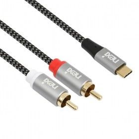 상품 이미지: 리버네트워크 NX1494 USB C TO 2RCA(M) 케이블 5M(NX-UC-2RCA-05M) /밀알