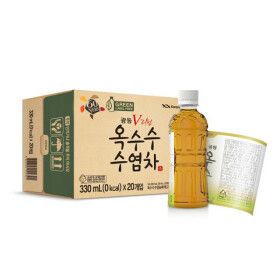 상품 이미지: (광동 직영) 옥수수수염차 (무라벨) 330ml 20개입 (유/무라벨 랜덤발송)