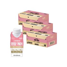 상품 이미지: 정식품 그린비아 영양케어 구수한맛 200ml 54팩 성인 노인 환자 균형양식 한끼식사 대용