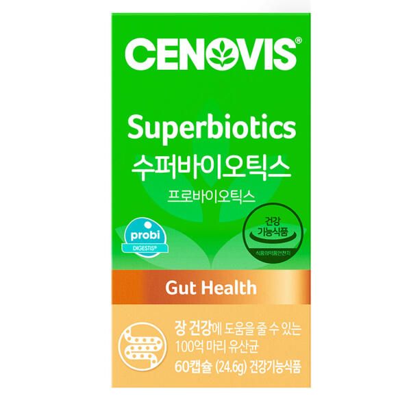 상품 이미지: 세노비스 수퍼바이오틱스 Lp299v 유산균, 60캡슐