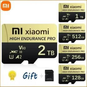 상품 이미지: Xiaomi 고속 SD 메모리 카드 2TB 1TB 클래스 10 미니 마이크로 TF 플래시 USB Pendrive SD 카드 512GB 256G