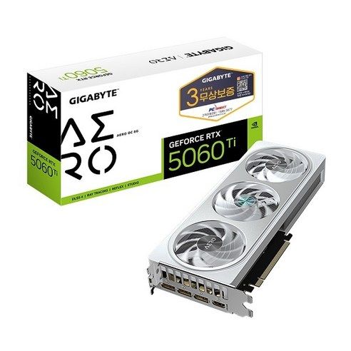 상품 이미지: GIGABYTE 지포스 RTX 5060 Ti AERO OC D7 8GB 피씨디렉트