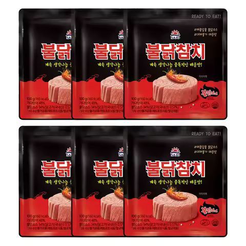상품 이미지: [사조공식샵] 불닭참치 100g(파우치)*6개