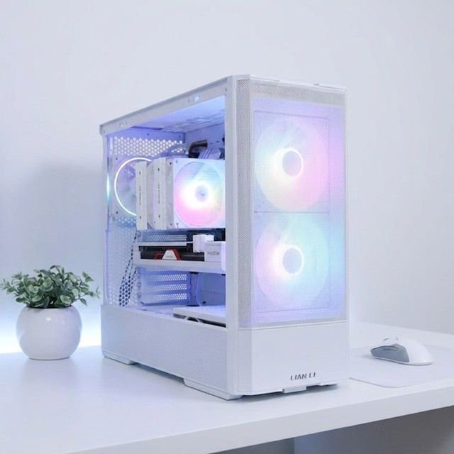 상품 이미지: 랜쿨 207 화이트 감성 게이밍PC(7500F/5060/32G)