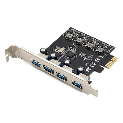 상품 이미지: 컴스 USB 3.0 PCI-express card 4포트 PCI-E 카드 노트북용