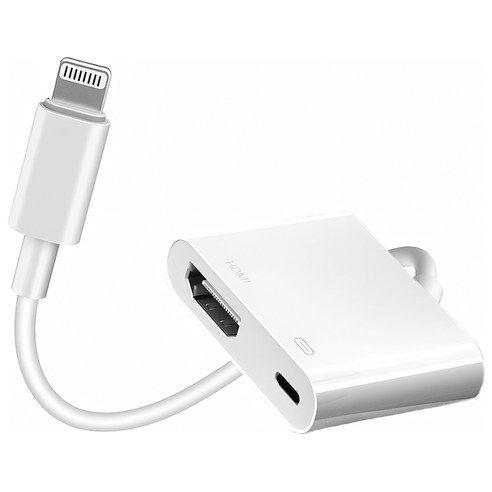 상품 이미지: 프리라이프 lightning to hdmi 라이트닝 8핀 HDMI 어댑터 핸드폰 미러링 케이블