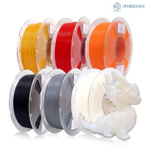상품 이미지: 고품질 무독성 PLA+ 국산 필라멘트 1kg/1.75mm 3D프린터/펜 뱀부랩호환