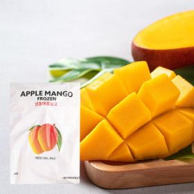 상품 이미지: 단하루 특가) 지안 냉동 애플망고(페루산) 1kg x 4개(총 4kg)