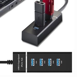 상품 이미지: USB4포트허브 USB허브 USB TGIC 멀티허브 3 4포트 허브 1M 롱케이블 USB3.0허브