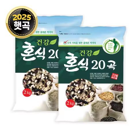 상품 이미지: 25년산 건강혼식 20곡 2kg+2kg 혼합곡