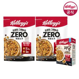 상품 이미지: 시리얼 프로틴 그래놀라 제로슈거 350g x 2개 + 저당 120g