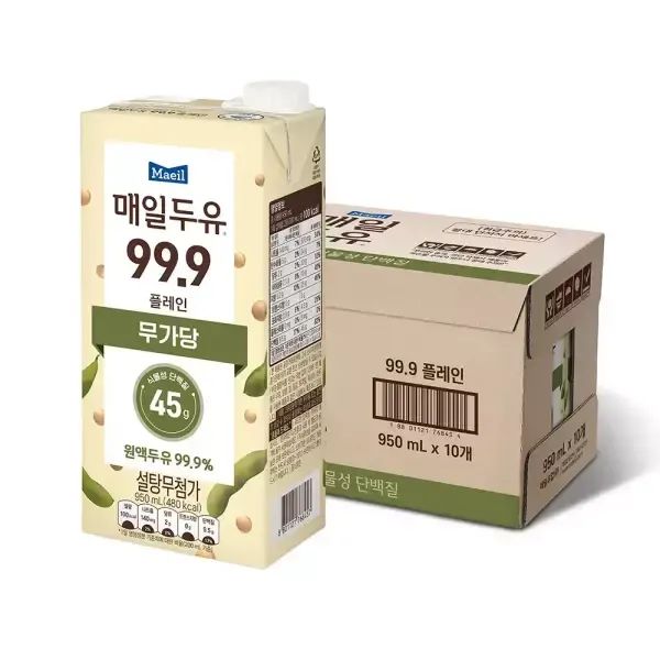상품 이미지: 매일두유 99.9 950ml, 10입, 1개