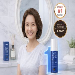 상품 이미지: 스미브 락토바이오 염색 샴푸 200ml _ 브라운컬러 누적 판매 30만개 N이버 랭킹 1위 염색샴푸