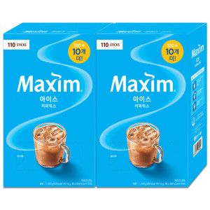 상품 이미지: 맥심 아이스커피믹스 110T+110T: 시원한 아이스커피 ~