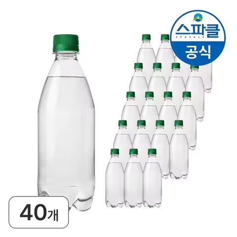 상품 이미지: 스파클 탄산 스파클링 플레인, 500ml 40병