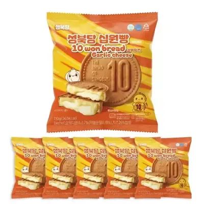 상품 이미지: 성북당 원조 십원빵 갈릭치즈 110g * 5개 [소비기한 임박]