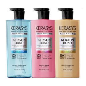 상품 이미지: 케라시스 케라틴본드 볼륨/모이스춰/리페어 3종 샴푸/트리트 600ml 3개