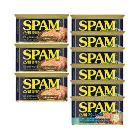 상품 이미지: 스팸 25%라이트 200g x6 + 스팸 클래식 200gx3