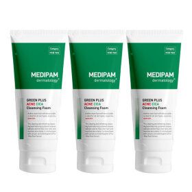 상품 이미지: 메디팜 아크네 시카 클렌징폼 220ml 3개 / 여드름성 피부 완화 기능성