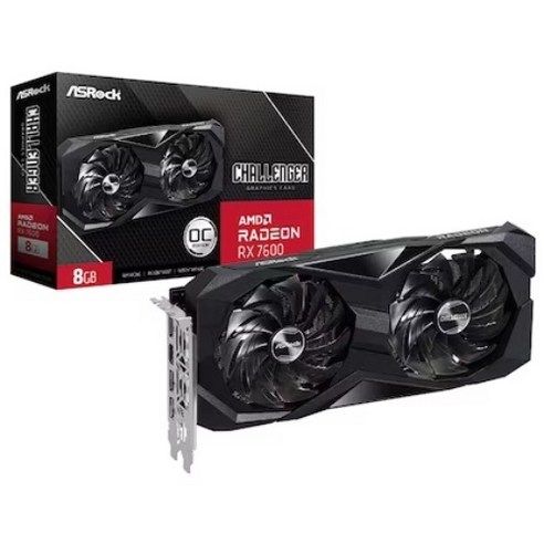 상품 이미지: ASRock 라데온 RX 7600 CHALLENGER OC D6 8GB 대원씨티에스