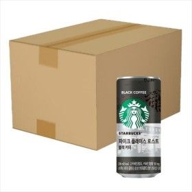 상품 이미지: 스타벅스 파이크 플레이스 로스트 블랙 200mlx36개(1박스)/2박스구매시 1000원 할인X넉넉한 유통기한