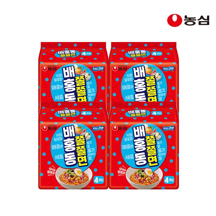 상품 이미지: 농심 배홍동 쫄쫄면 129g, 16개